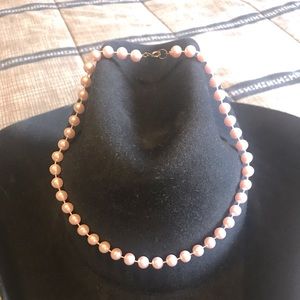 Light pink pearls